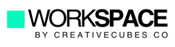 WorkSpace Logo - Words White